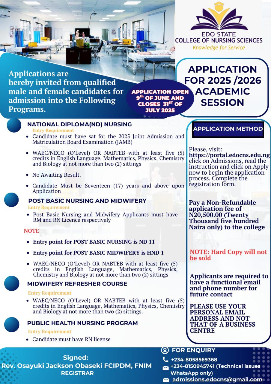 EDO Admission